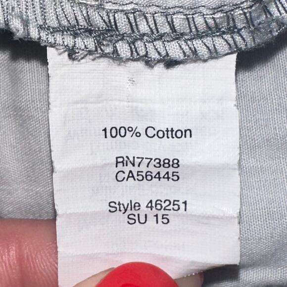 JCrew Factory Men’s Gramercy Grey Dot Flat Front Chino Shorts Size 30W - Picture 5 of 10